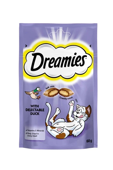 Dreamies İçi Dolgulu Ördekli Kıtır Kedi Ödülü 60 gr - 2