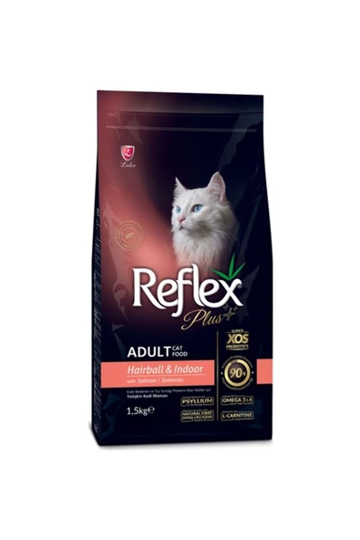 Reflex Plus Hairball Somonlu 1.5 Kg Yetişkin Kedi Maması