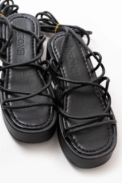 861-1021 Nut Dolgu Kadın Sandalet - Resim 3