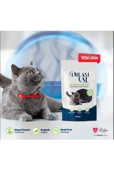 Dream Cat Kedi Kumu Koku Giderici Aktif Karbonlu 200g