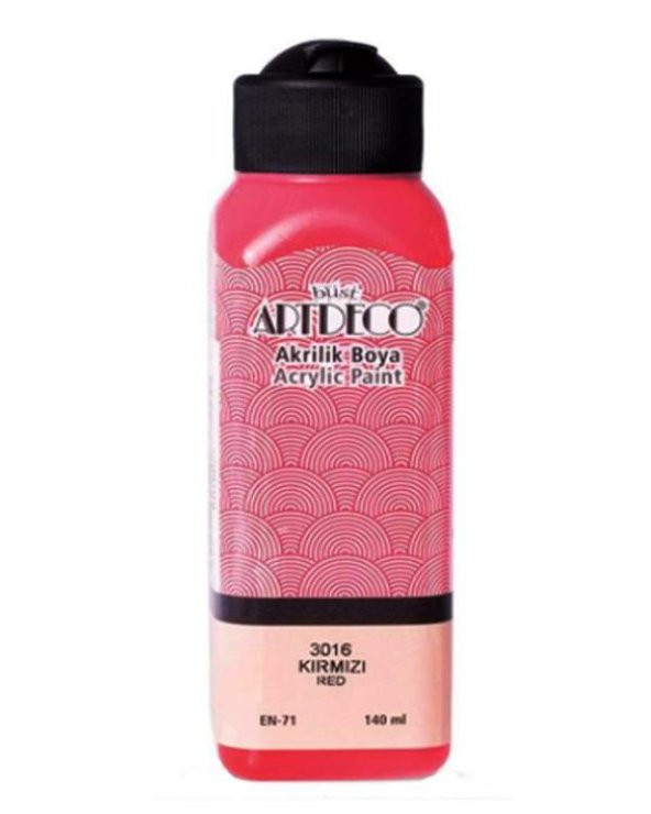 Artdeco Akrilik Boya 140 ml Kırmızı