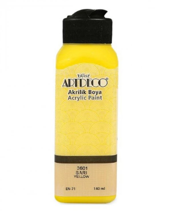 Artdeco Akrilik Boya 140 ml Sarı