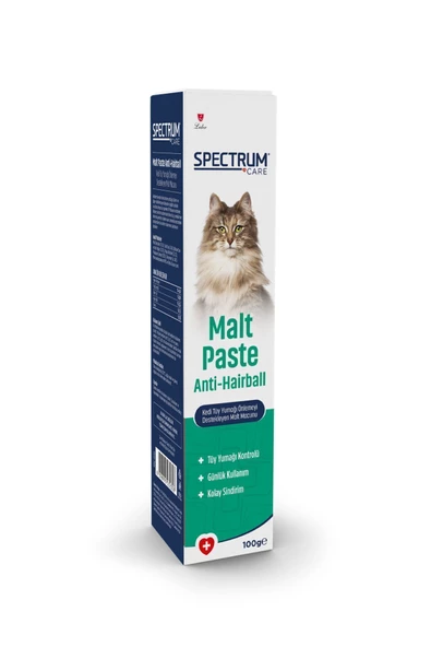 Spectrum Malt Paste Tüy Yumağı Engelleyici Kedi Macunu 100 gr. Antihairball malt pasta