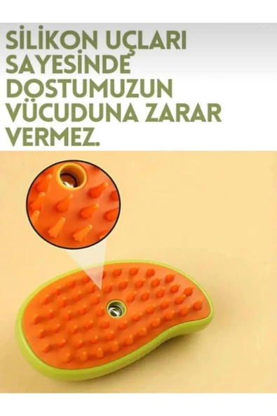 Pet Brush Kedi & Köpek Buharlı Tarak Şarjlı - 4