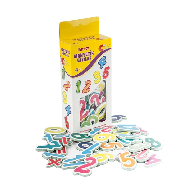 51 Parça Manyetik Sayılar 9223 - Resim 1
