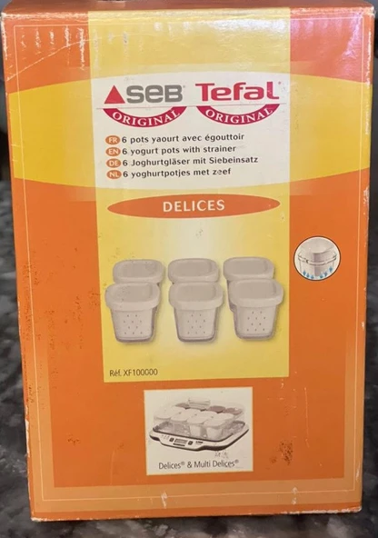 Tefal SEB YOĞURT YAPMA MAKİNESİ CAM KAVANOZ TAKIMI SEB YOĞURT YAPMA MAKİNESİ CAM KAVANOZ TAKIMI