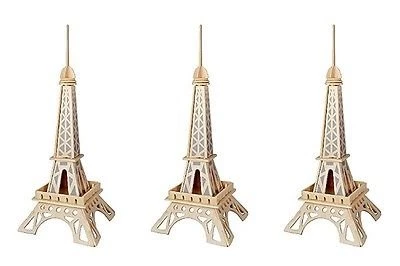 3D Ahşap Puzzle - Eyfel Kulesi - 4