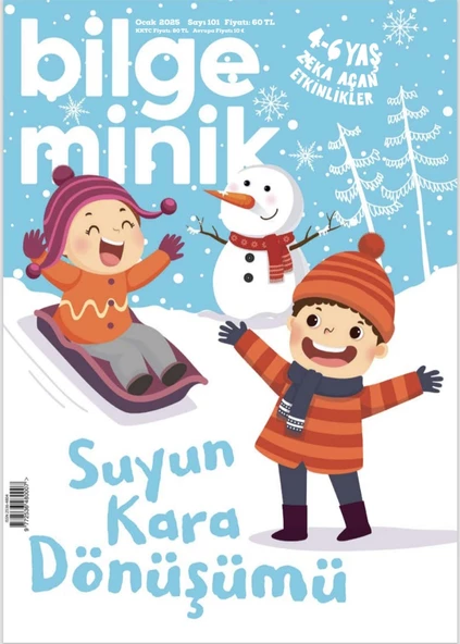 Bilge Minik Dergi Ocak 2025 (3-6 yaş)