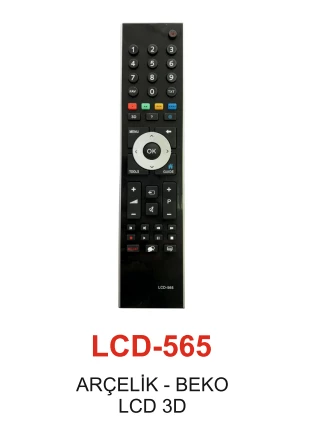 Arçelik - Beko 3D LCD Tv Kumandası - LCD 565 - 3