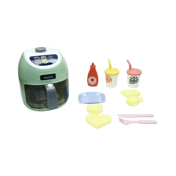 LD-6613A Dokunmatik Fritöz Set Gıdalar Renk Değiştirir -Vardem Oyuncak - 5