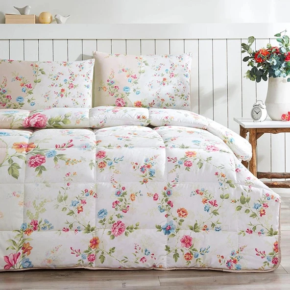 Özdilek Nev Rosa Gallica Uyku Seti Tek Kişilik Krem - Resim 2