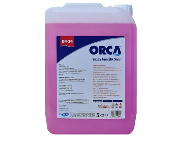 Orca Yüzey Temizleme Maddesi 5 Litre 4 Adet