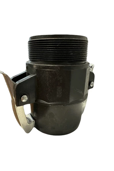 Mandallı Erkek Motor Çıkışı 90 Lık Plastik