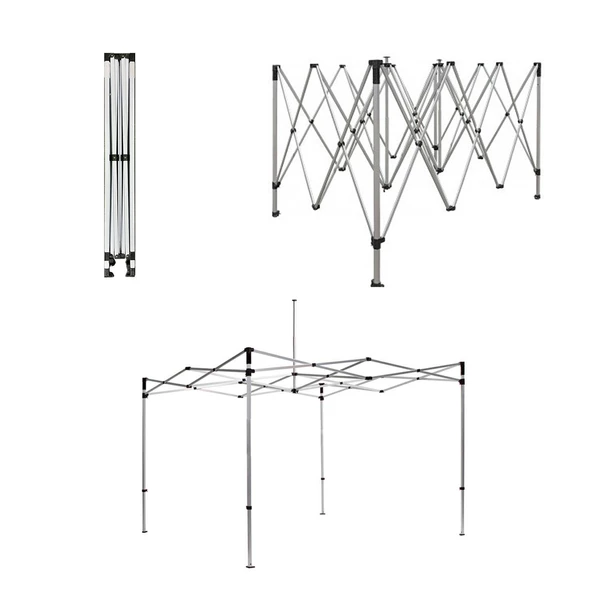 YekOutdoor Profesyonel 3x3 Otomatik Gazebo Çardak İskeleti