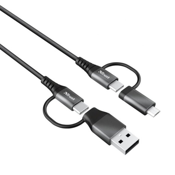 TRUST KEYLA EKSTRA GUCLU 4-IN-1 USB KABLO 1M 23573 - 5