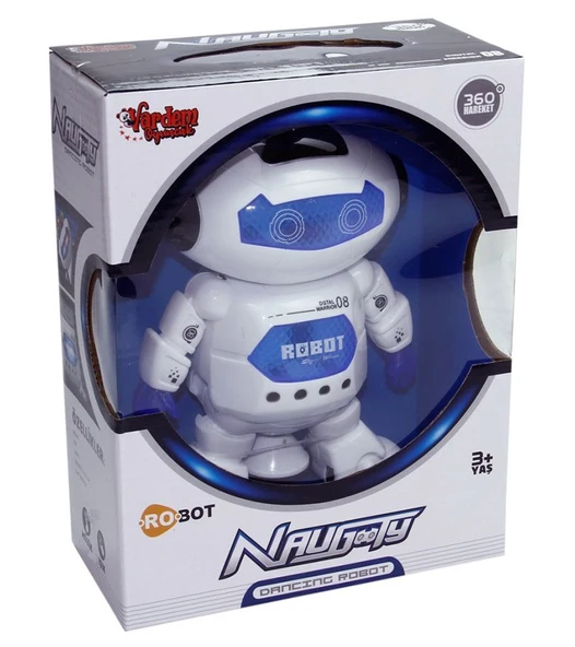 Müzikli ve Işıklı Dansçı Robot - Mavi Su Dünyası - Resim 2