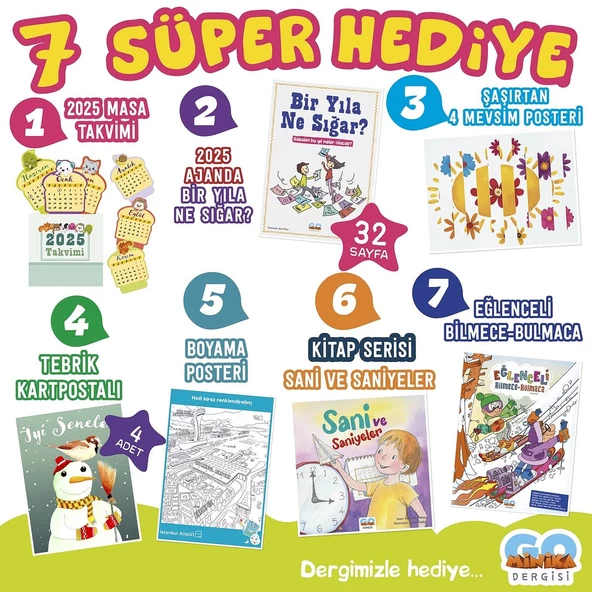 Minika Go Dergi Ocak 2025 (7-12 yaş) - Resim 2