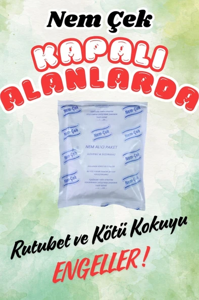 Nem Rutubet Korozyon Buhar Terleme Çekici Alıcı Tutucu Giderici Önleyici (5 PAKET) 1000 gr - 4