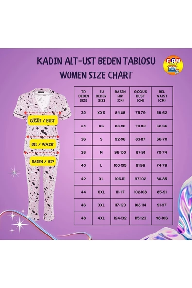 Kadın Viskon Ceket Yaka Kısa Kol Desenli Viskon Gömlek-Şort Dokuma Pijama Takımı - 7