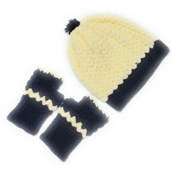 kız çocuk eldiven bere takımı