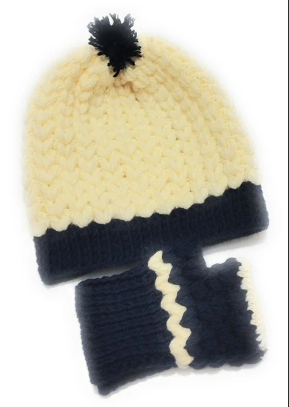 kız çocuk eldiven bere takımı - 2