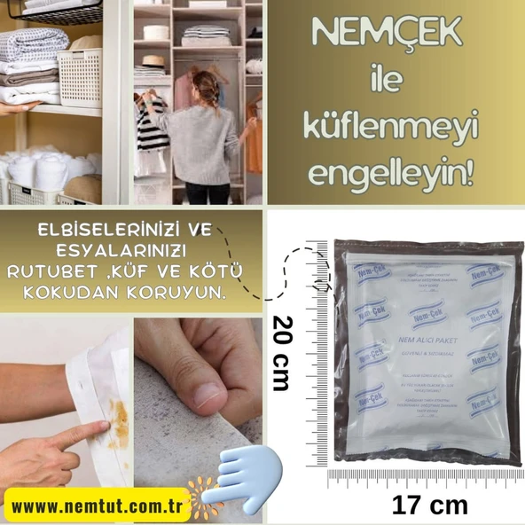 Rutubet Nem Korozyon Buhar Terleme Çekici Alıcı Tutucu Giderici Önleyici (10 PAKET) 2500 gr - Resim 4