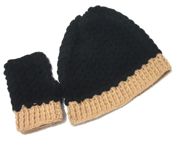 kız çocuk eldiven bere takımı - 3