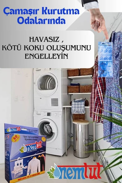 Nem Tutucu Giderici Rutubet Emici Kötü Koku Giderici Küf Ve Korozyon Önleyici 1 Kutu 2 Paket 1 Kg - Resim 4