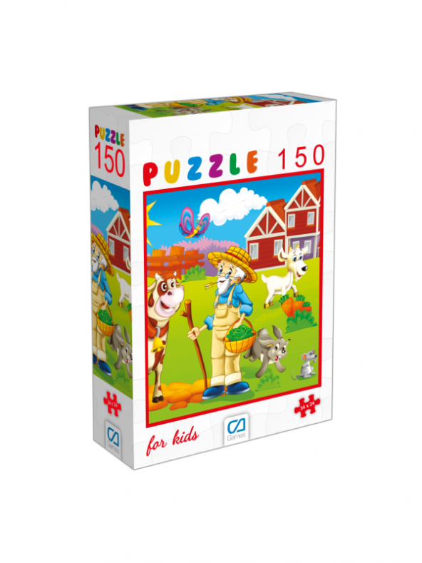 Ca Games 150 Parça Puzzle Çiftlik 24x34cm CA-6102