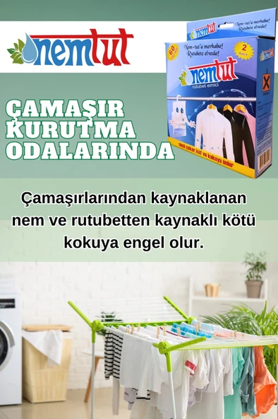 Rutubet Giderici Nem Emici Koku Küf Ve Korozyon Önleyici 5 Kutu 10 Paket 5 Kg - 4