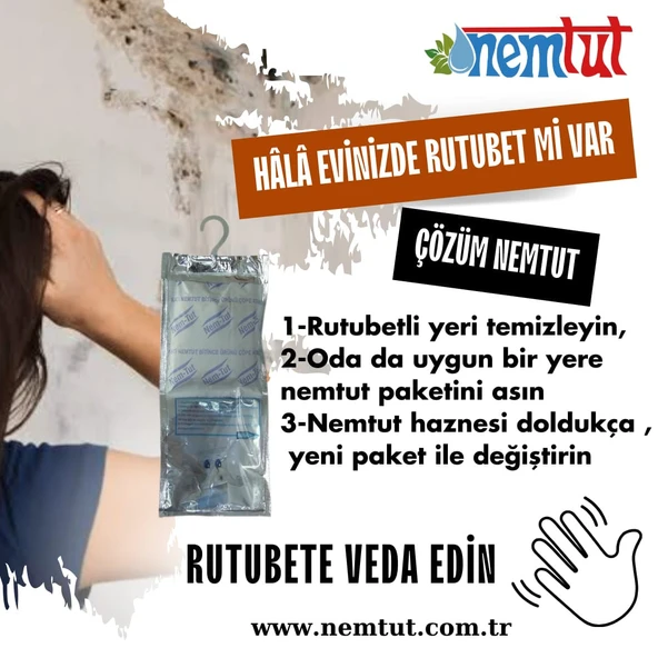 Rutubet Giderici Nem Emici Koku Küf Ve Korozyon Önleyici 5 Kutu 10 Paket 5 Kg - 3