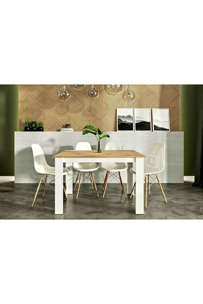 Lavanta Mobilya İmalat THAMES MDF SAFİR MEŞE YEMEK MASASI 6 KİŞİLİK - YEMEK ODASI - 2