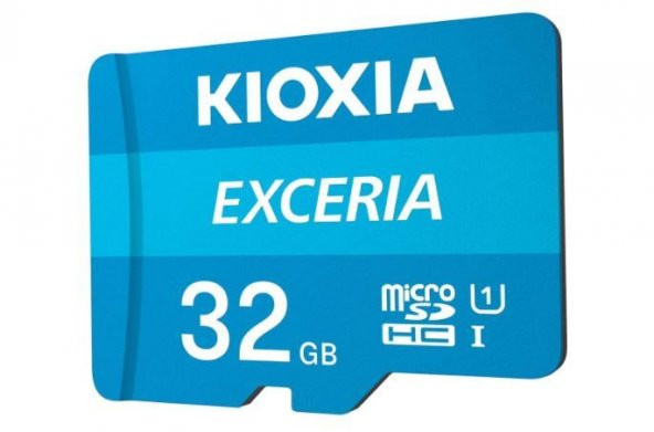 KIOXIA 32GB  EXCERIA MicroSD C10 U1 UHS1 R100 Hafıza kartı LMEX1L032GG2