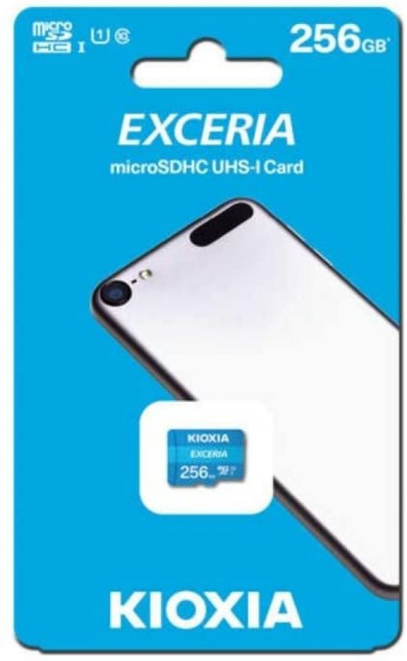 KIOXIA 256GB  EXCERIA MicroSD C10 U1 UHS1 R100 Hafıza kartı LMEX1L256GG2 - 2