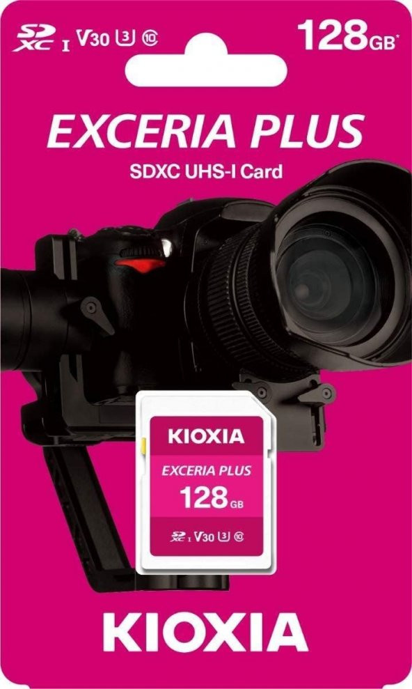 KIOXIA 128GB NormalSD EXCERIA PLUS C10 U3 V30 UHS1 R98 Hafıza kartı LNPL1M128GG4 - 2