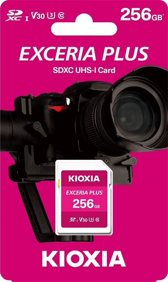 KIOXIA 256GB NormalSD EXCERIA PLUS C10 U3 V30 UHS1 R98 Hafıza kartı LNPL1M256GG4 - 2