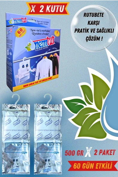 Rutubet Ve Nem Karşı Etkili Koku Küf Ve Korozyon Önleyici 2 Kutu 4 Paket 2 Kg