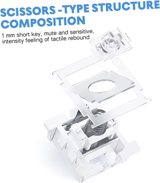 Huawei Matepad 11.5 Paper Matte Edition 11.5" Uyumlu Kablosuz Bluetooth Şarj Edilebilir Tablet Telefon Standlı Klavye - Beyaz - Resim 8