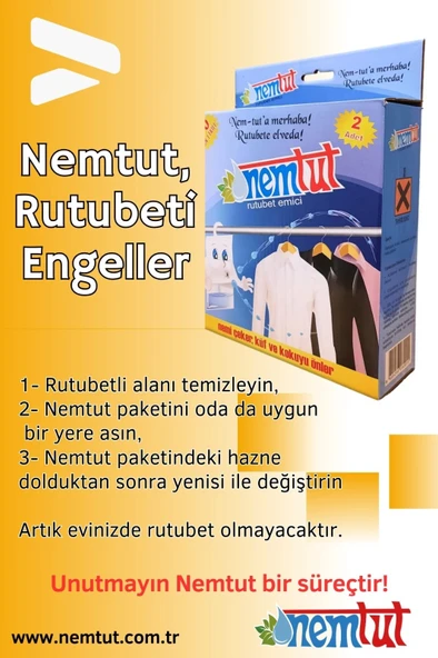 Rutubet Giderici Nem Emici Koku Küf Ve Korozyon Önleyici 3 Kutu 6 Paket 3 Kg - Resim 4
