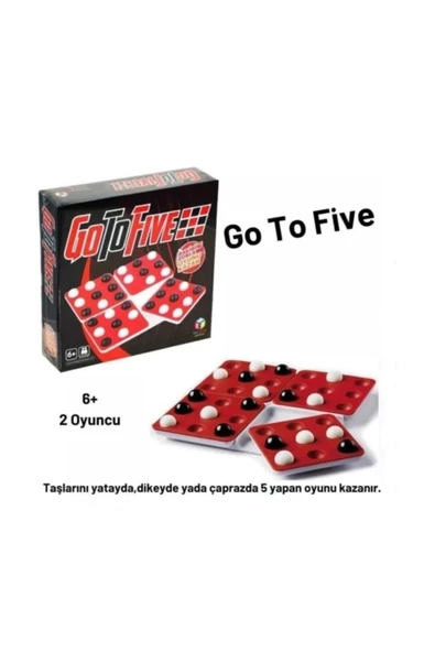 HED Go To Five Beş Nokta Oyunu Akıl Zeka ve Strateji Turnuva Oyunu Turn Five - 2