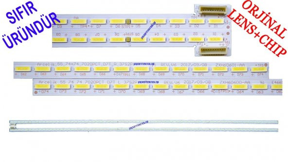 ARCELIK_55_74+74_7020PCT_D7T , ZXH60600-AA , ZXH60601-AA, ARÇELİK A55L 9762 5B ULTİMA LED BAR , ARÇELİK A55L9762 LED BAR  , BEKO B55L 9762 5B QUATRO LED BAR , BEKO B55L9762 LED BAR  , GRUNDIG 55 VLX 8650 BP LED BAR , GRUNDIG 55VLX8650 LED BAR , GRUNDIG PA