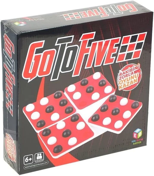HED Go To Five Beş Nokta Oyunu Akıl Zeka ve Strateji Turnuva Oyunu Turn Five