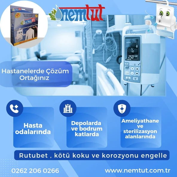Nem Tutucu Giderici Rutubet Emici Kötü Koku Giderici Küf Ve Korozyon Önleyici 10 Kutu 20 Paket 10 Kg - Resim 3
