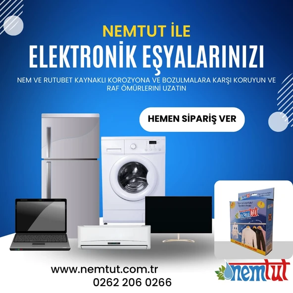 Nem Tutucu Giderici Rutubet Emici Kötü Koku Giderici Küf Ve Korozyon Önleyici 10 Kutu 20 Paket 10 Kg - Resim 5