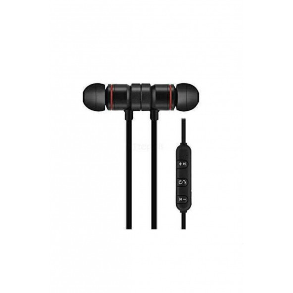 Sports Headset Mıknatıslı Bluetooth Kulaklık Handsfree UG-900-SİYAH - 2