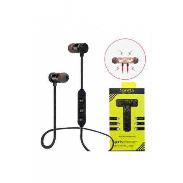 Sports Headset Mıknatıslı Bluetooth Kulaklık Handsfree UG-900-SİYAH - 3
