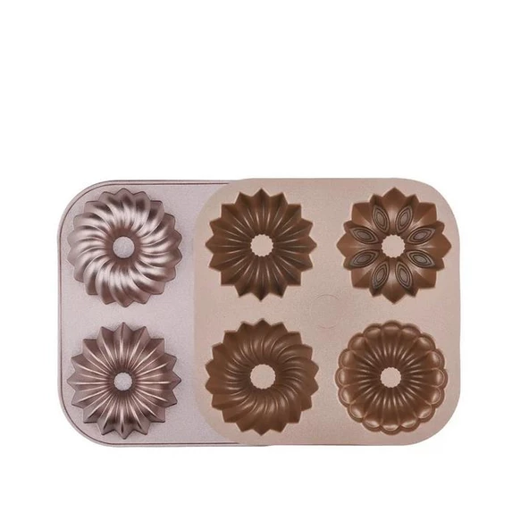 Korkmaz A5617-4 Pasty 4 Lü Muffin Kalıbı - 3