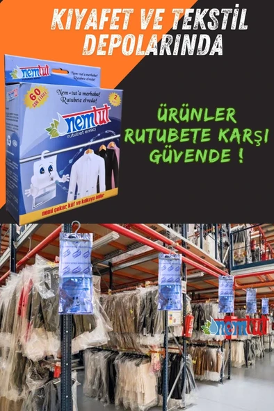 Nem Alıcı Önleyici Rutubet Küf Giderici Emici Korozyon Önleyici Koku Giderici 1 Kg 1 Kutu 2 Paket - Resim 3