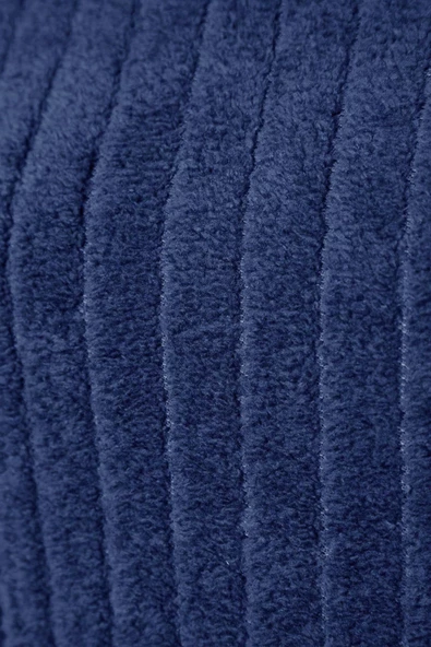 Kadın Moda Şık Bisiklet Yaka Boru Paça Uzun Kol Wellsoft Kışlık Örme Pijama Takımı - 4