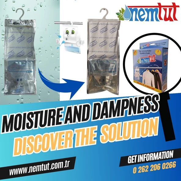 Dehumidifier Moisture Absorber Odor Remover Mold And Corrosion Preventive 5 Box 10 Packages 5 Kg - 2